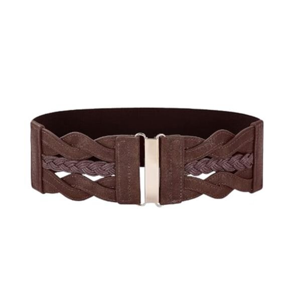 GRACE KARIN Women Elastic Stretchy Retro Wide Waist Cinch Belt L - Picture 1 of 5